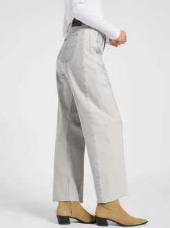 Lee Damen Jeans - Rider Barrel in hellgrau