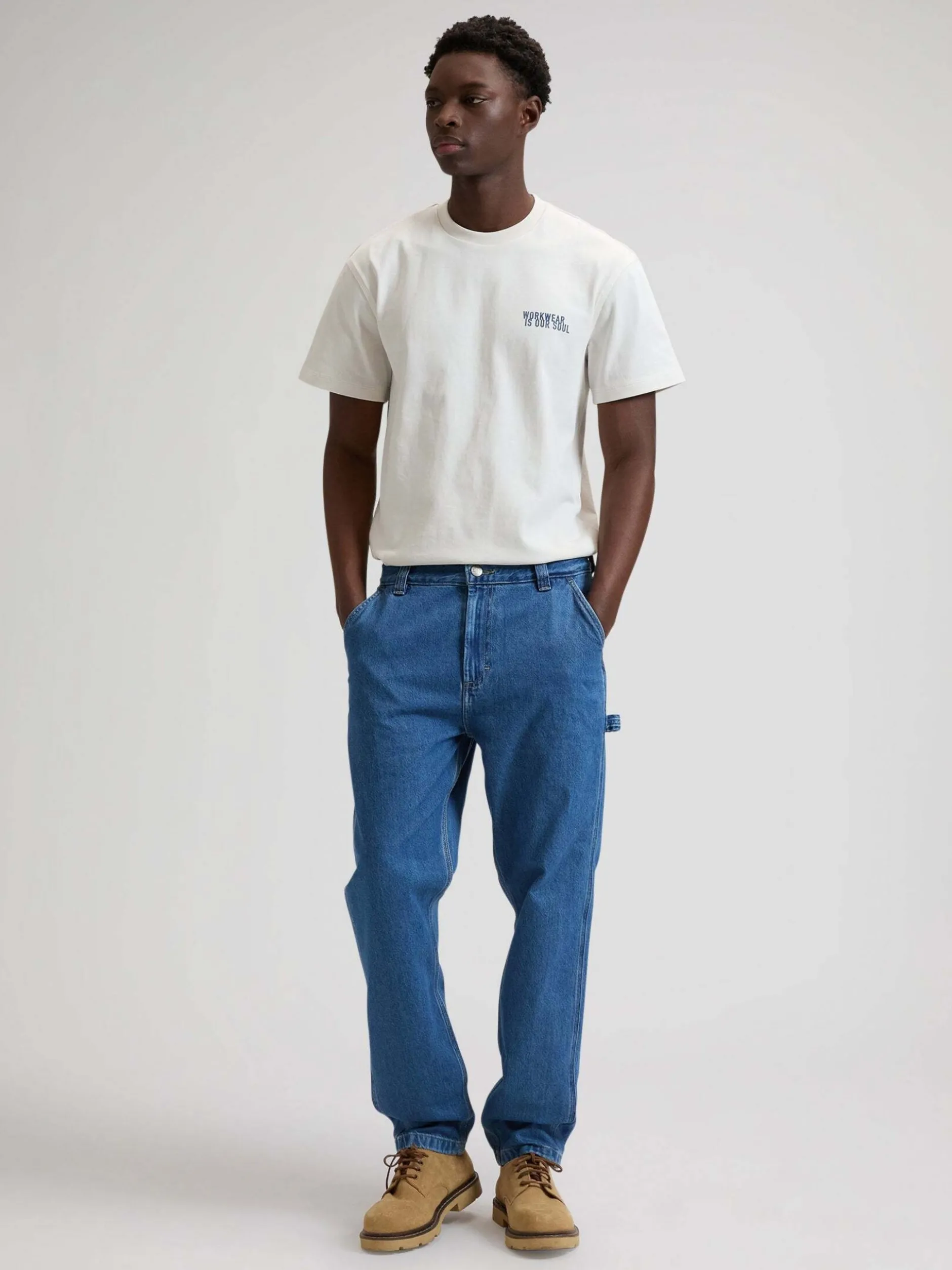 Lee Herren Jeans - Carpenter in ecru