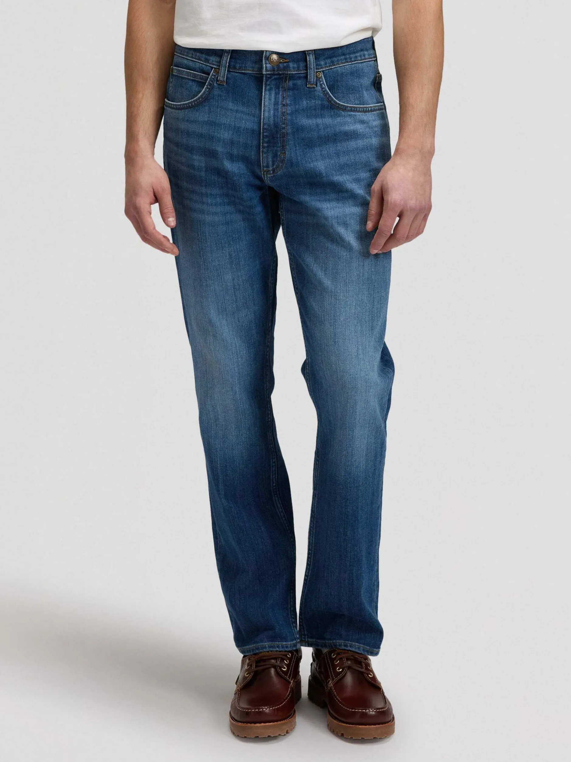 Lee Herren Jeans - Daren in medium stone