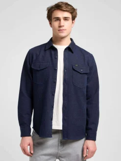 Lee Herren Langarmhemd - Workwear in marine