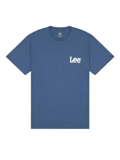 Lee Herren T-Shirt in blau - Ausschnitt: Rundhals
