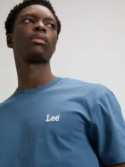 Lee Herren T-Shirt in blau - Ausschnitt: Rundhals