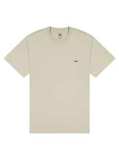 Lee Herren T-Shirt in ecru - Ausschnitt: Rundhals