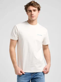 Lee Herren T-Shirt - Relaxed Graphic in ecru
