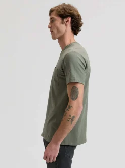 Lee Herren T-Shirt - Ultimate Pocket in oliv