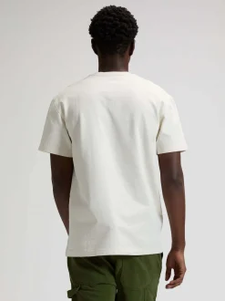 Lee Herren T-Shirt - Workwear in ecru - Ärmel: kurzarm