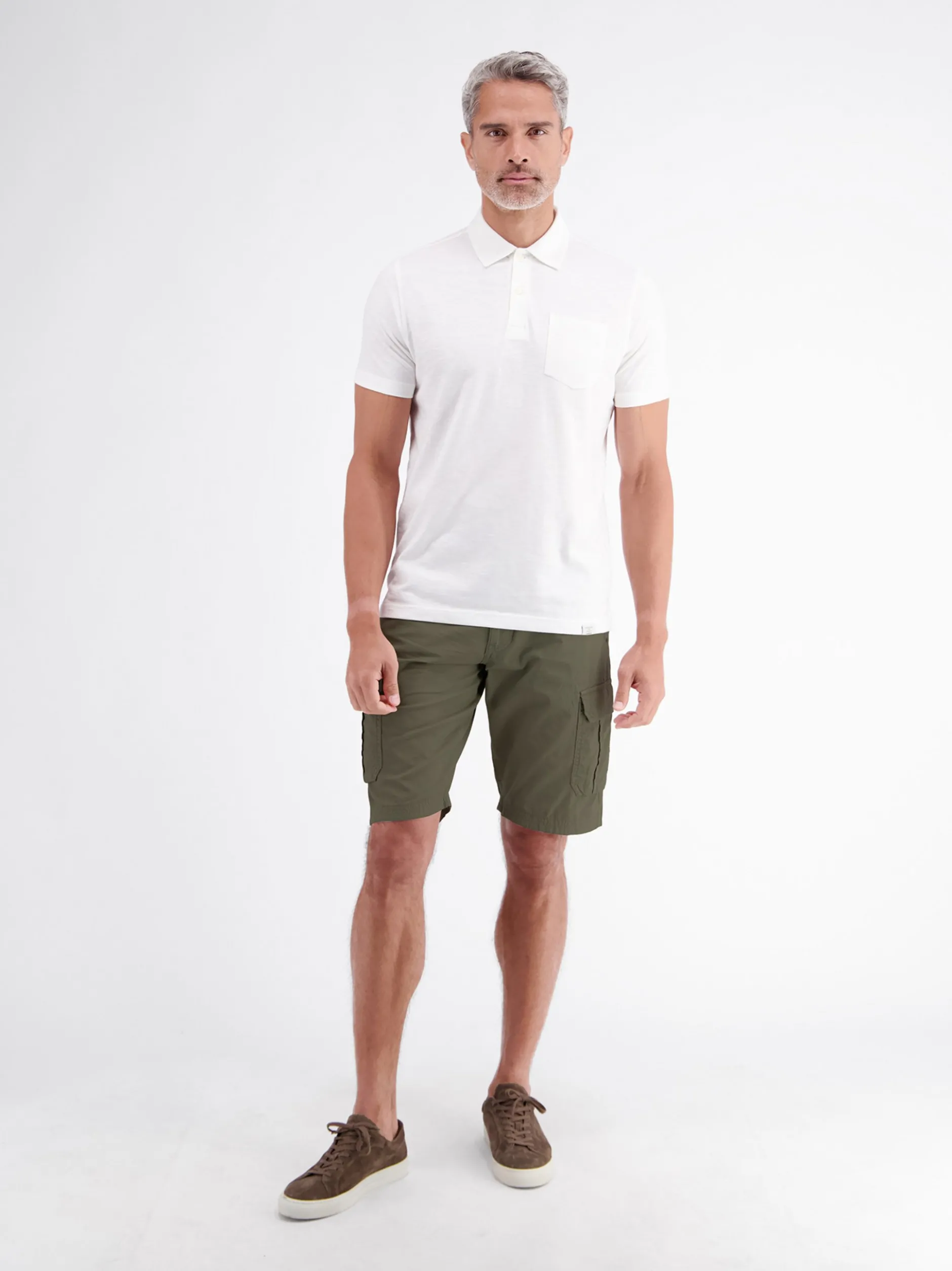 LERROS Herren Cargoshorts in grau