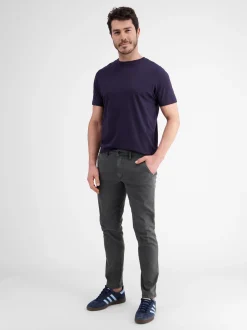 LERROS Herren Chino in dark stone