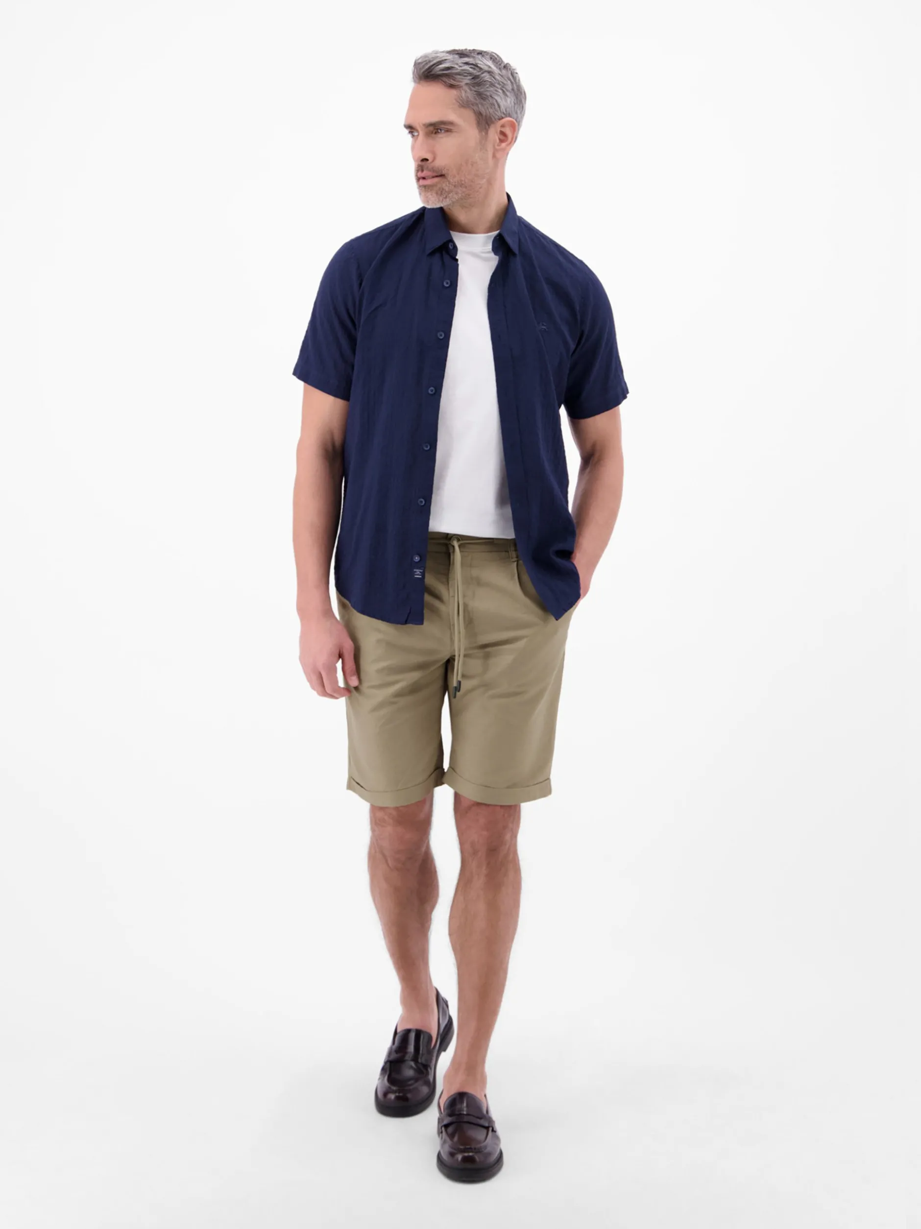 LERROS Herren Chinoshorts in beige