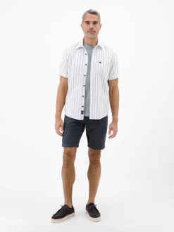 LERROS Herren Chinoshorts in blau