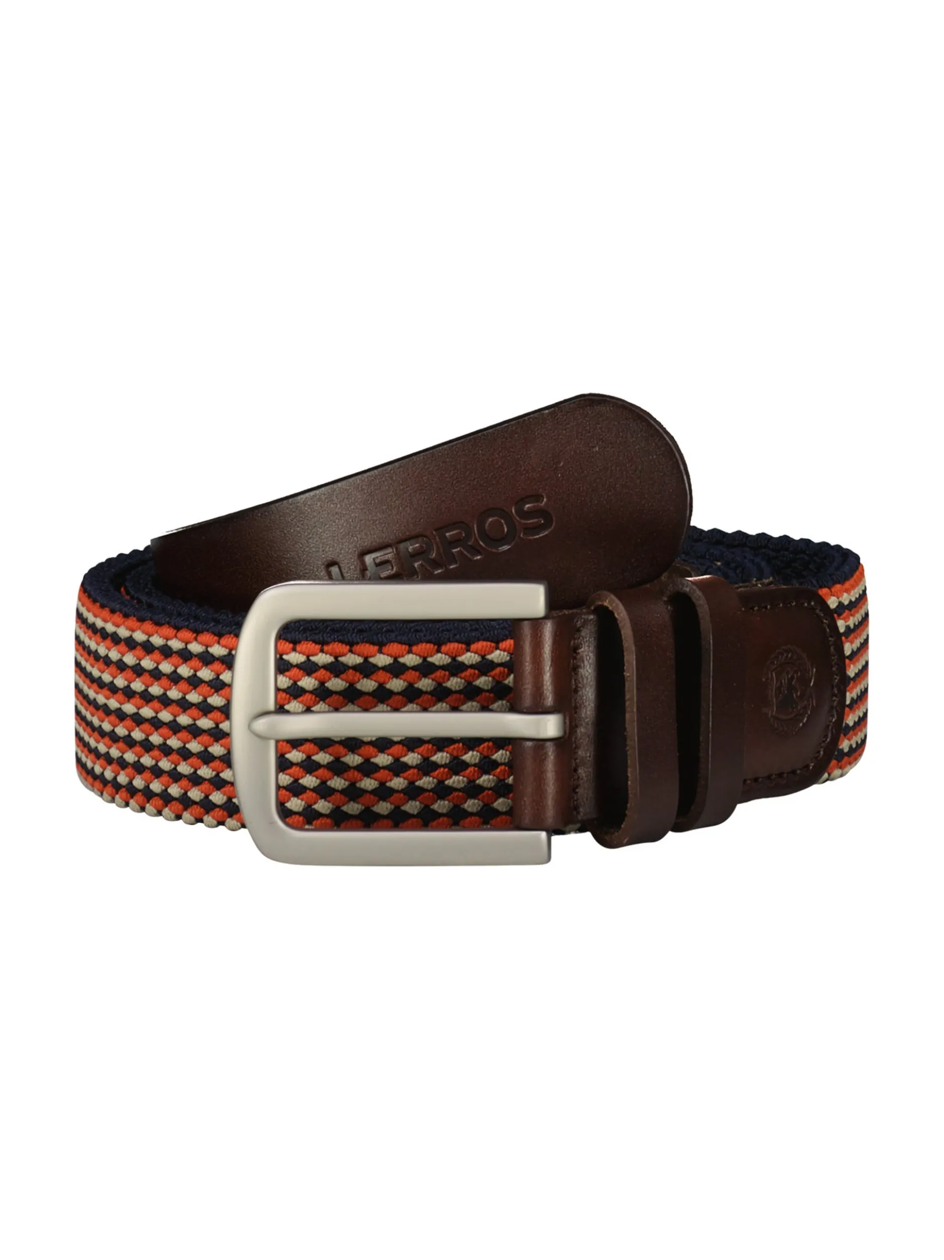 LERROS Herren Flechtgürtel in rot