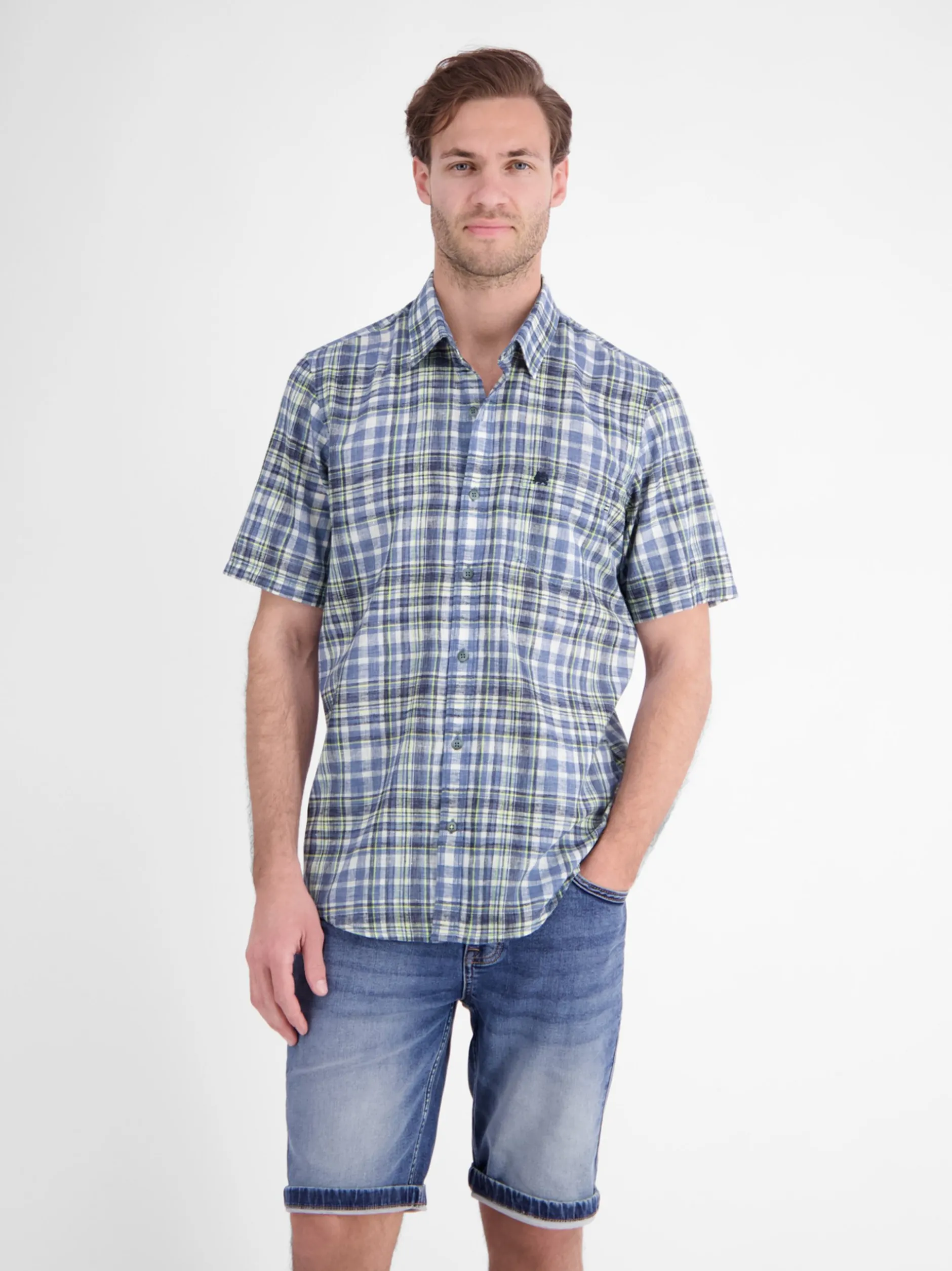 LERROS Herren Hemd in blau