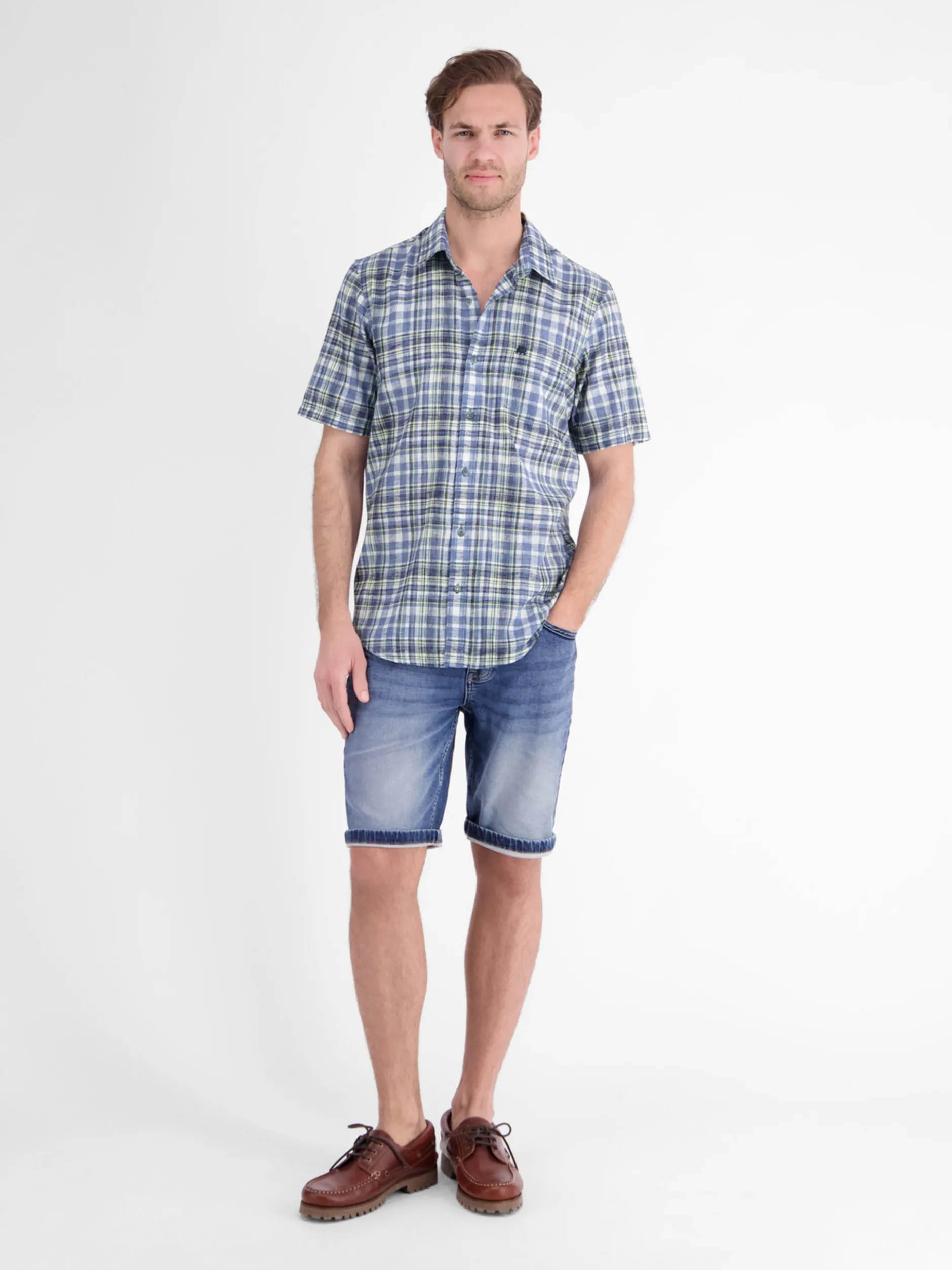 LERROS Herren Hemd in blau
