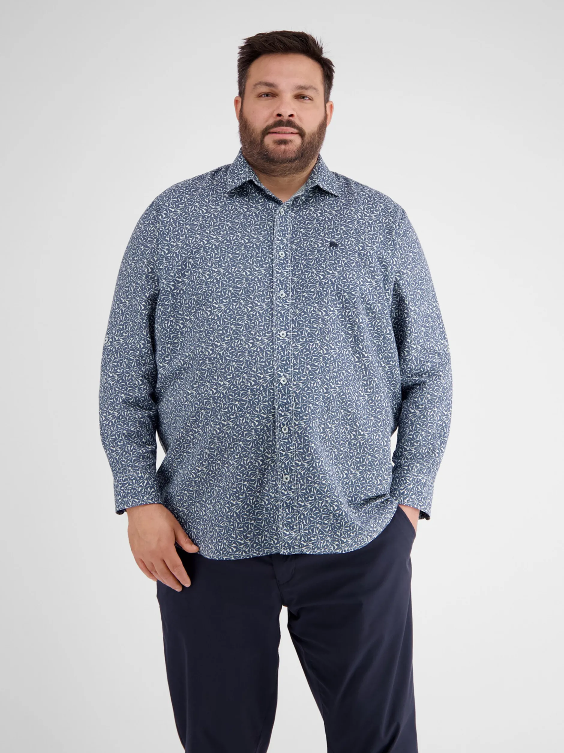 LERROS Herren Hemd in blau