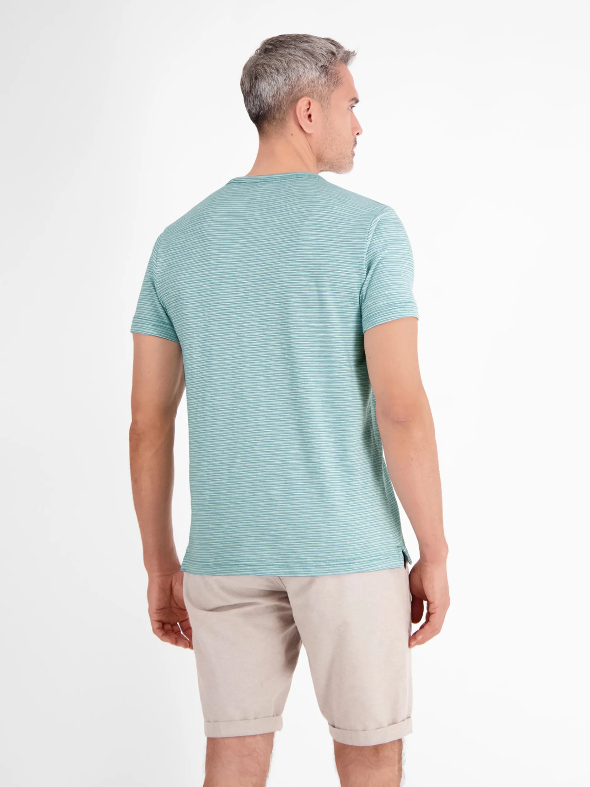 LERROS Herren Henleyshirt in blau