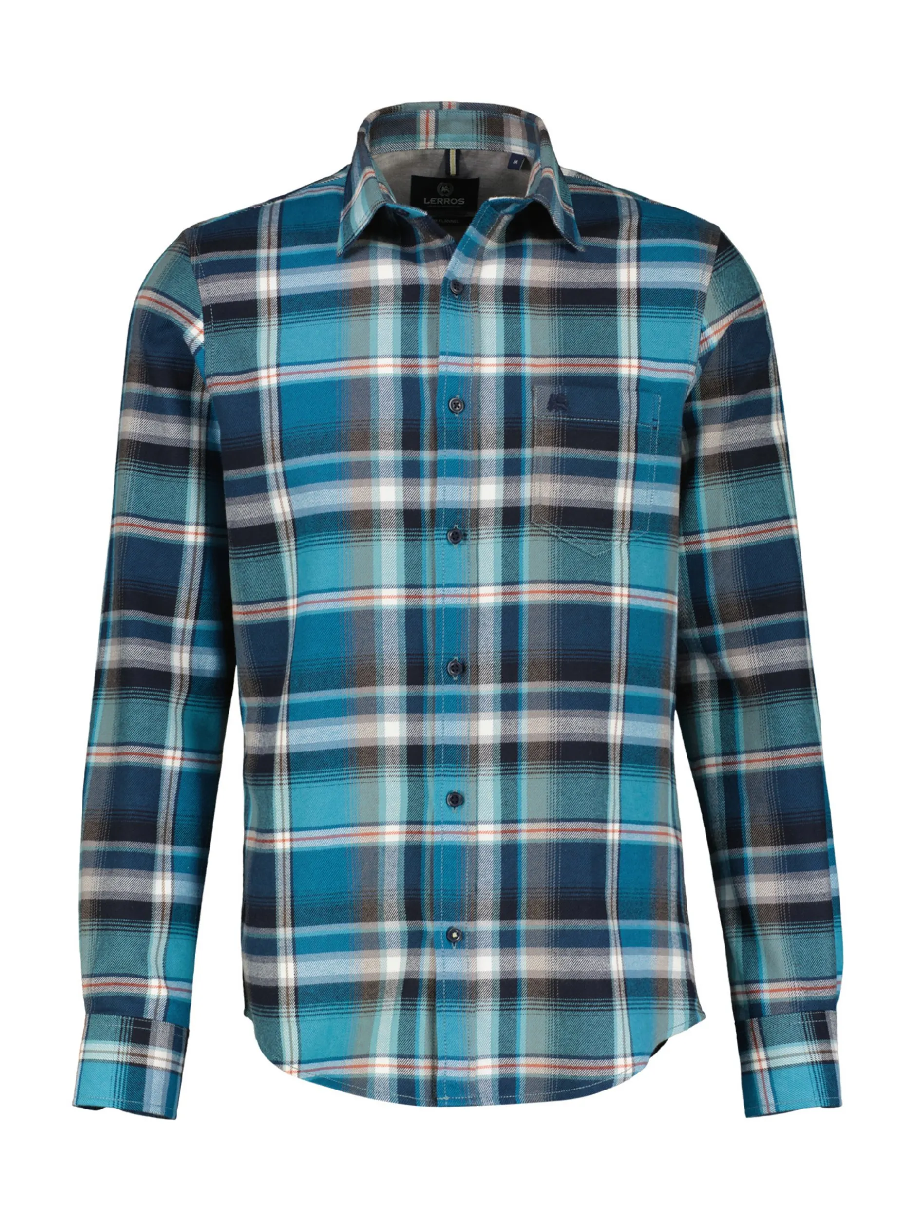 LERROS Herren Karohemd in blau