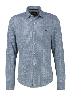 LERROS Herren Karohemd in blau