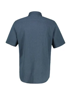 LERROS Herren Kurzarmhemd in blau