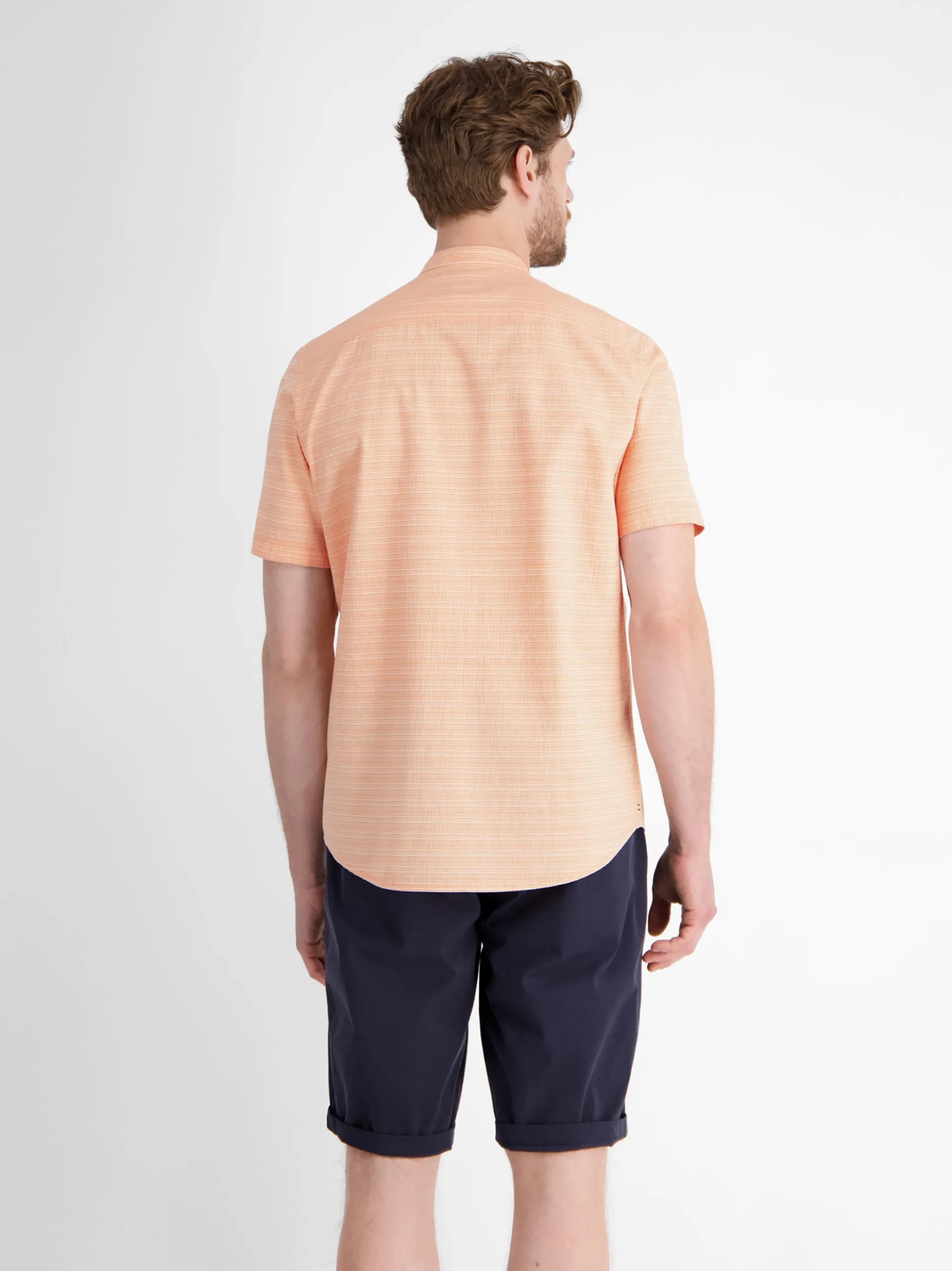LERROS Herren Kurzarmhemd in orange