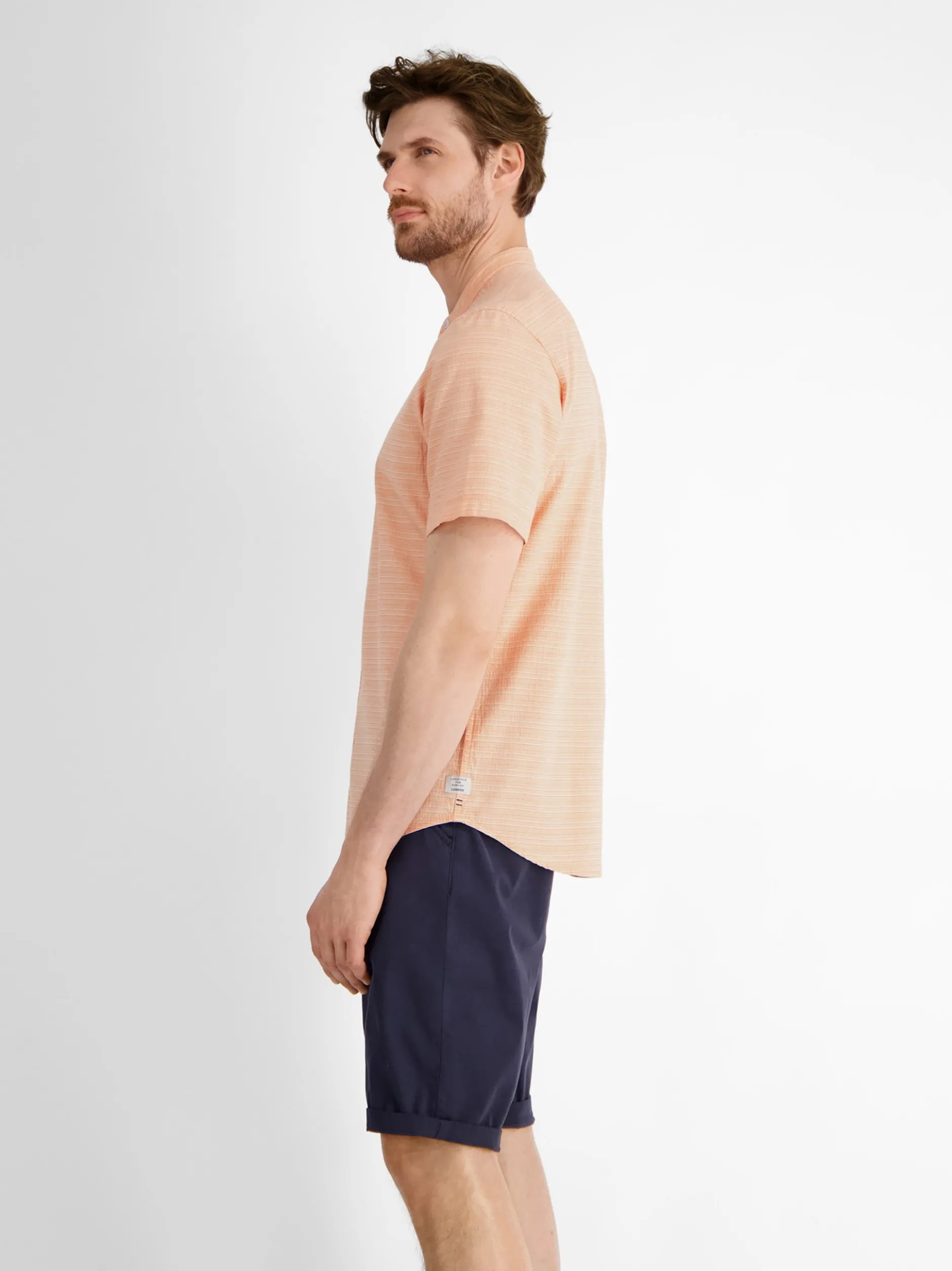 LERROS Herren Kurzarmhemd in orange
