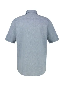 LERROS Herren Kurzarmhemd in blau