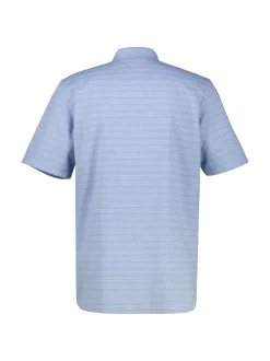 LERROS Herren Kurzarmhemd in blau