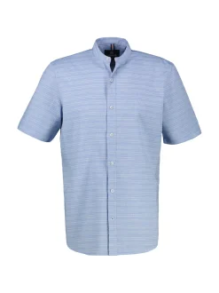 LERROS Herren Kurzarmhemd in blau