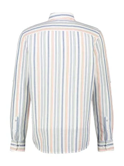 LERROS Herren Langarmhemd in blau
