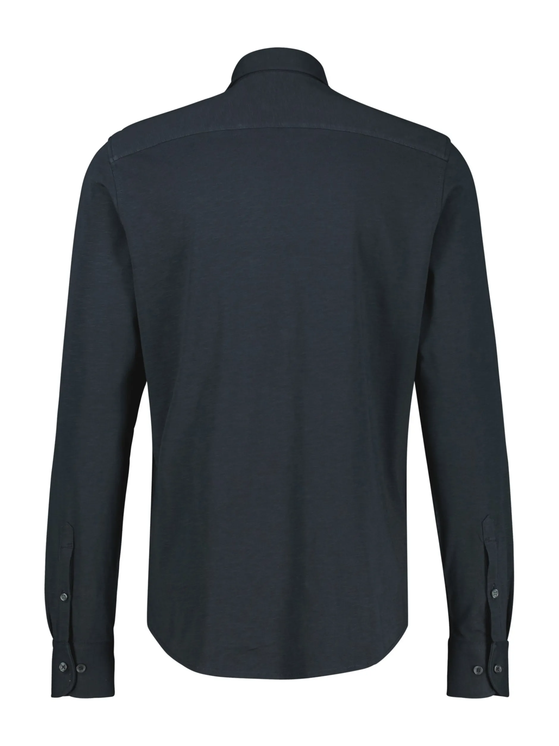 LERROS Herren Langarmhemd in blau