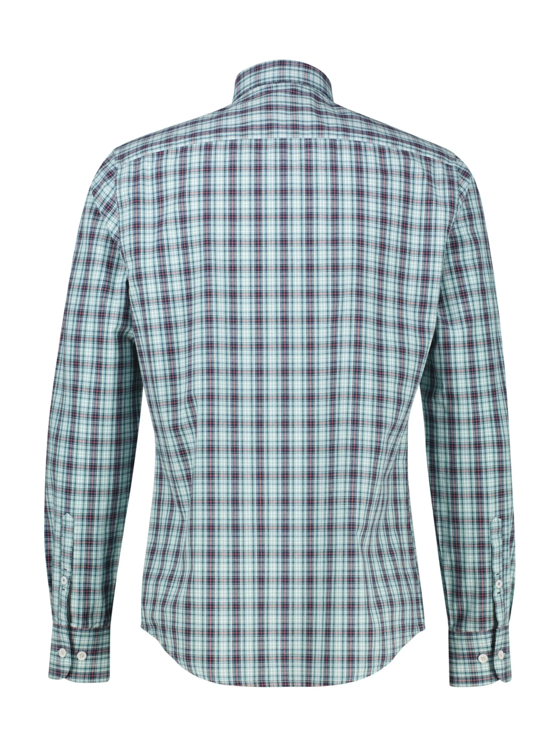 LERROS Herren Langarmhemd in blau