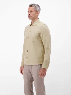 LERROS Herren Langarmhemd in beige