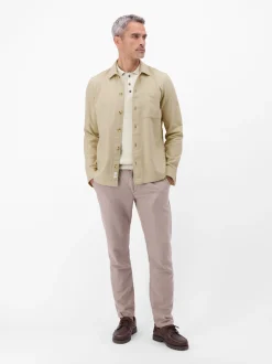 LERROS Herren Langarmhemd in beige