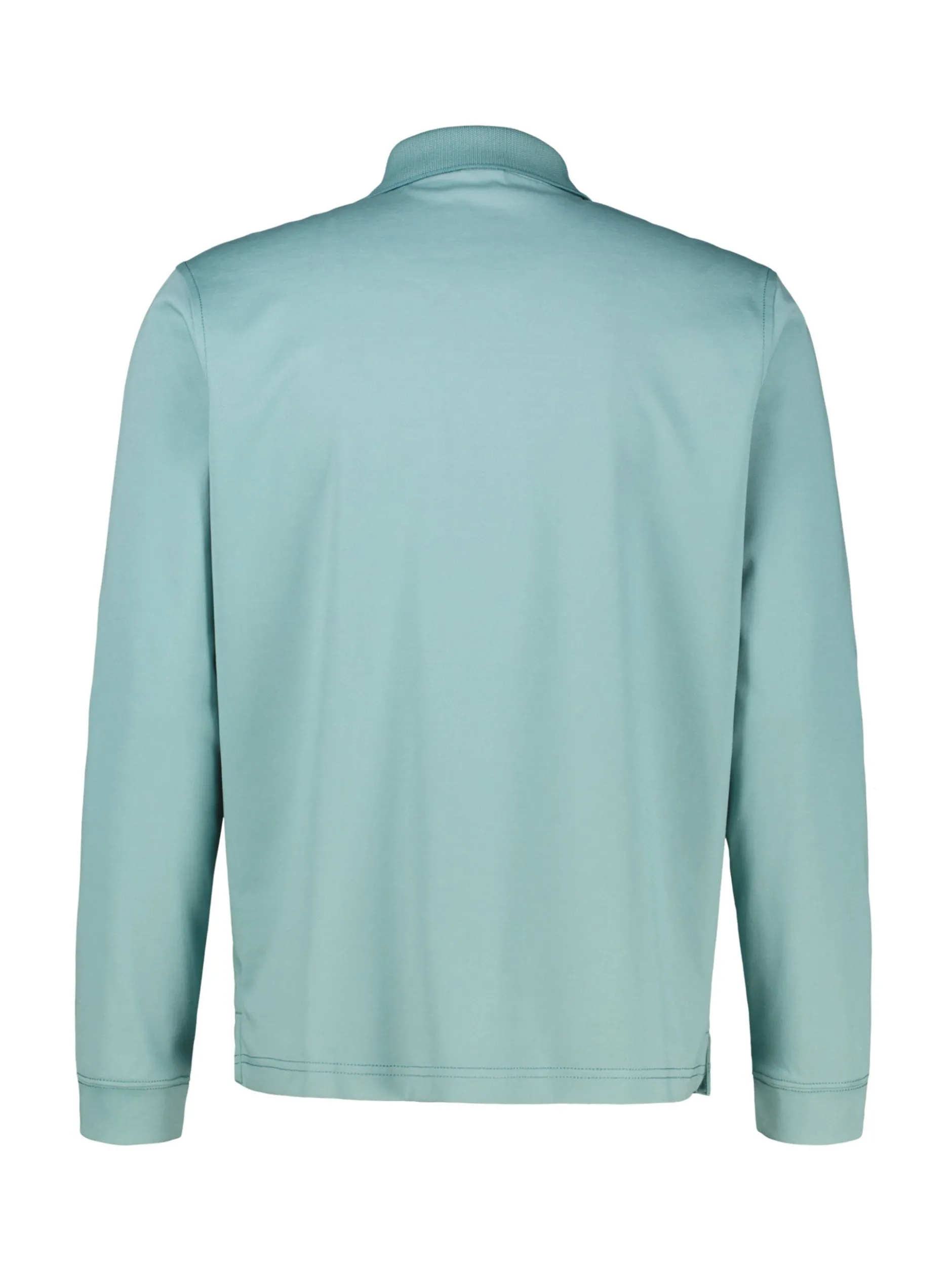 LERROS Herren Langarm-Poloshirt in blau