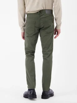 LERROS Herren 5-Pocket-Hose in oliv