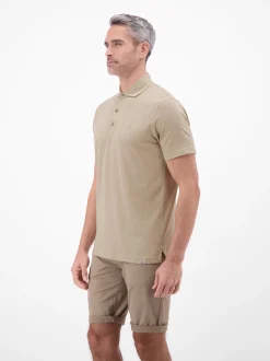 LERROS Herren Poloshirt in beige