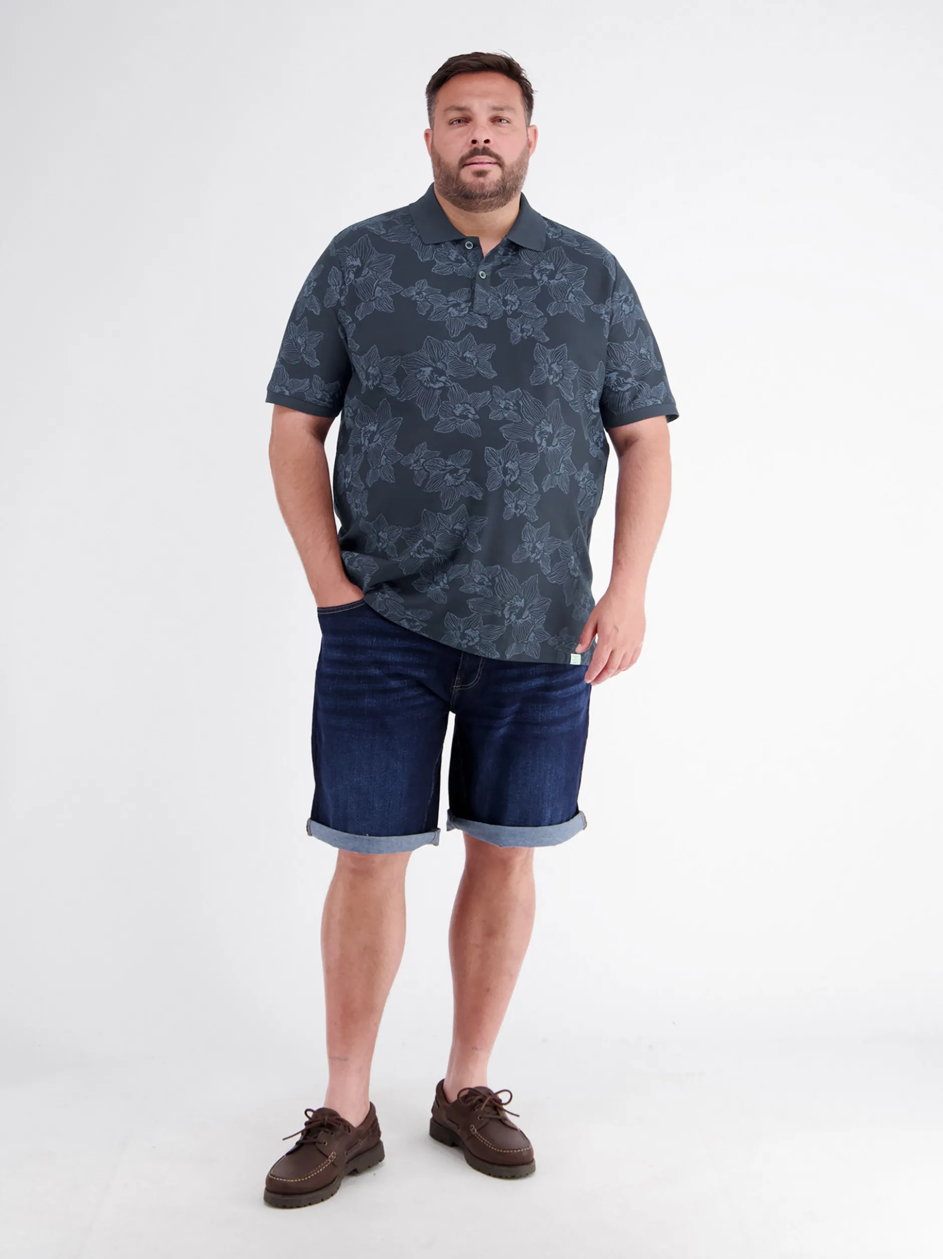 LERROS Herren Poloshirt in blau