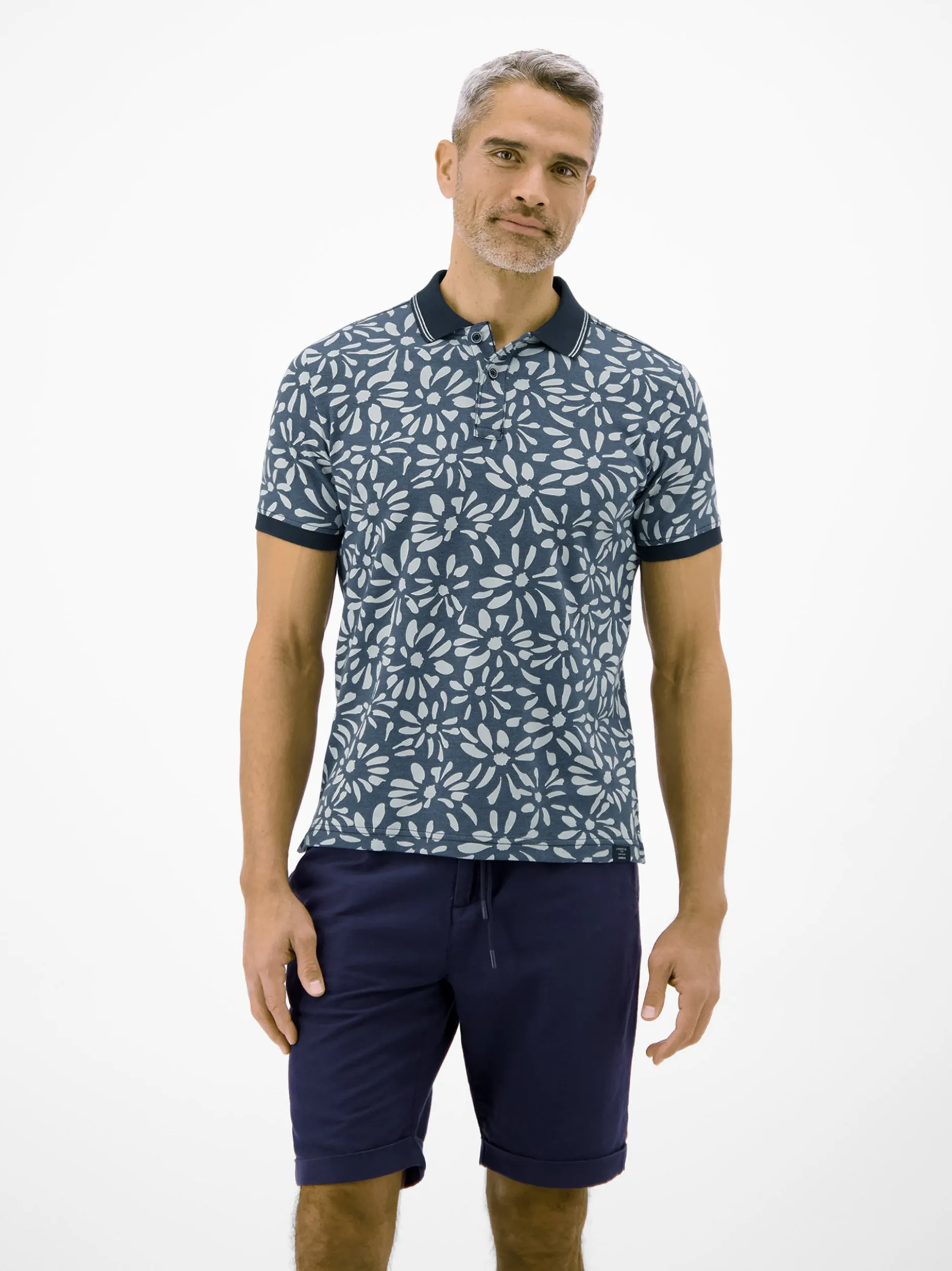 LERROS Herren Poloshirt in blau