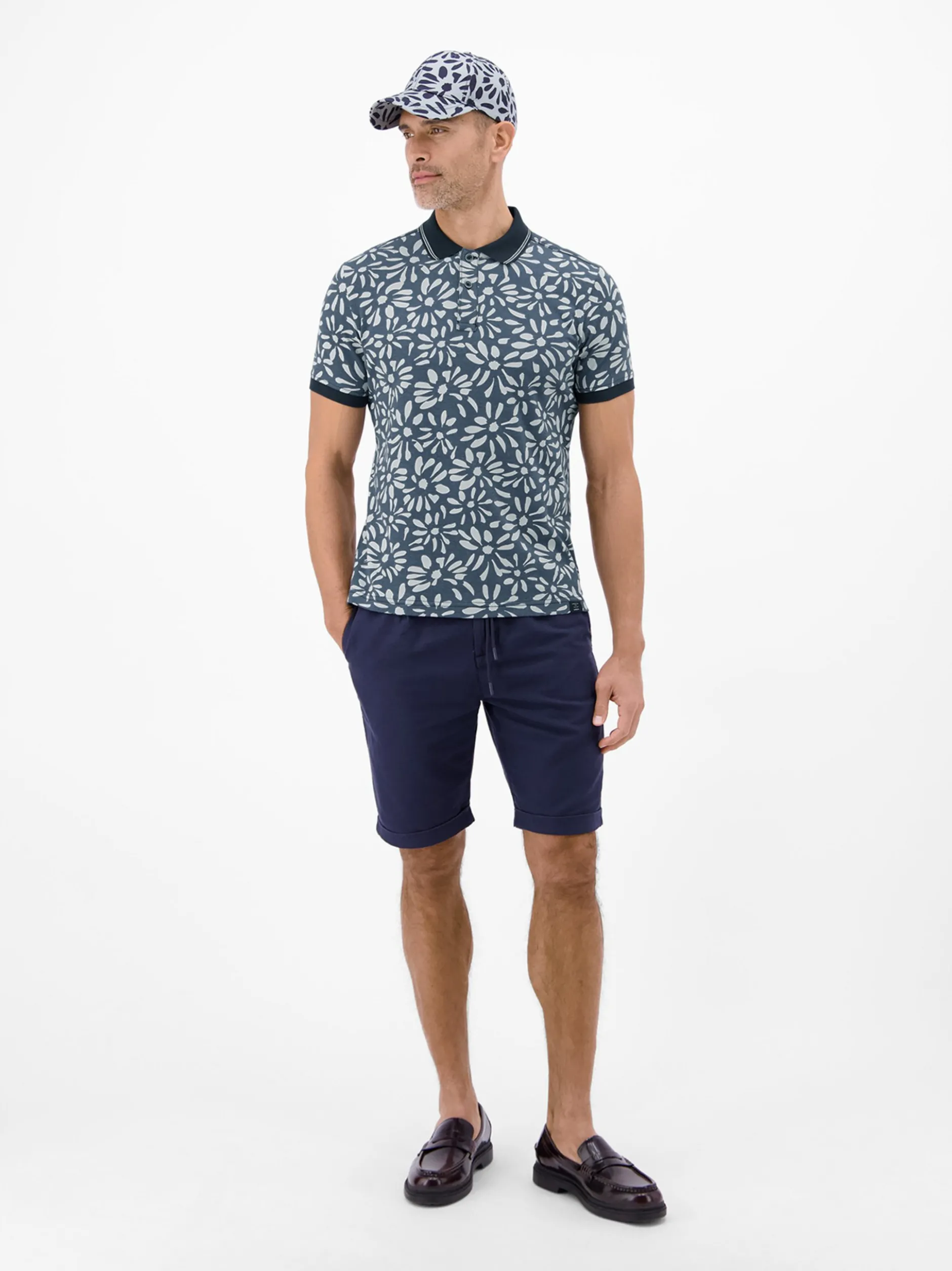 LERROS Herren Poloshirt in blau
