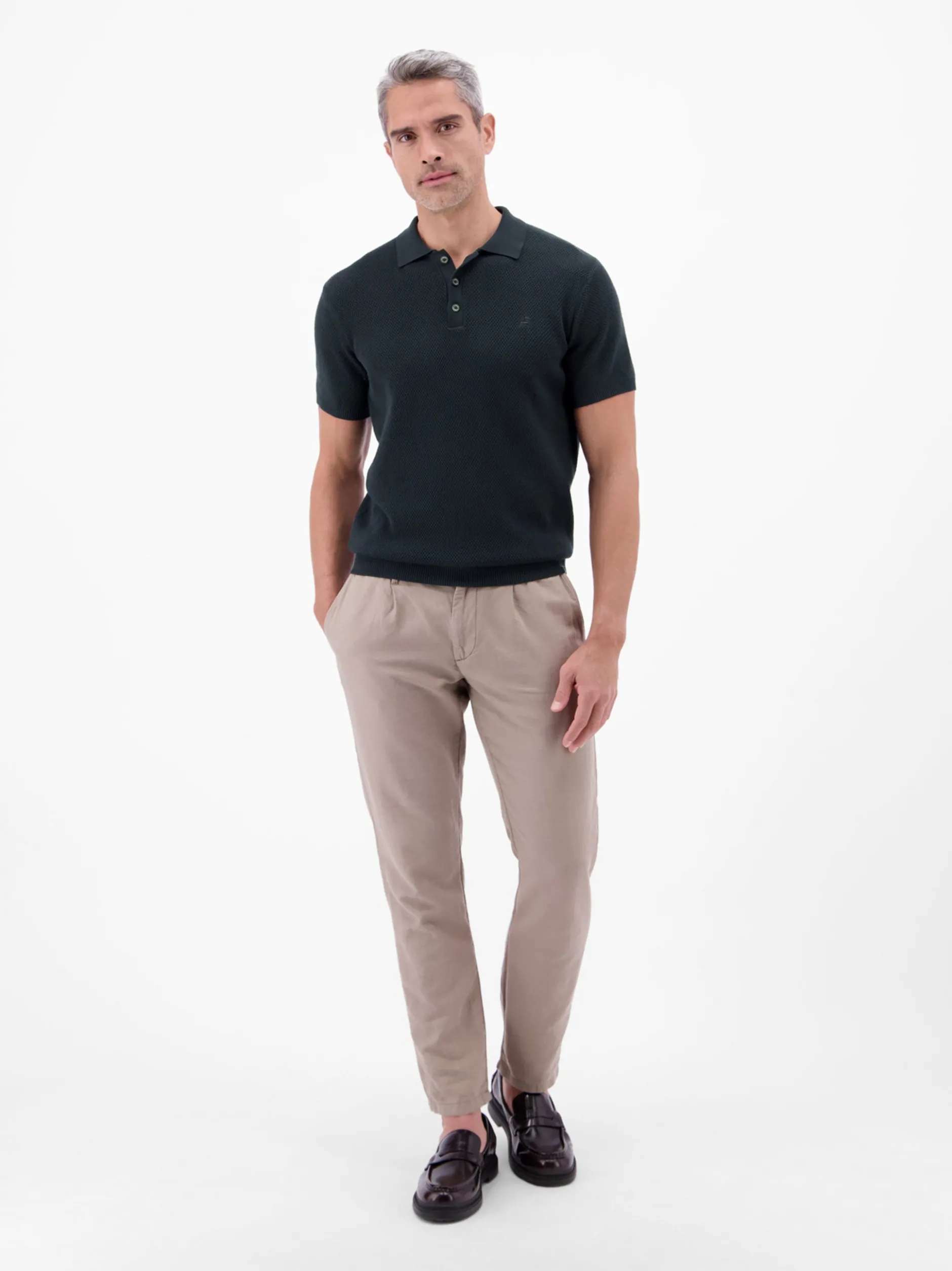 LERROS Herren Poloshirt in blau
