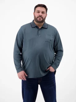 LERROS Herren Poloshirt in blau
