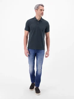 LERROS Herren Poloshirt in blau