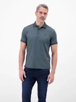 LERROS Herren Poloshirt in blau