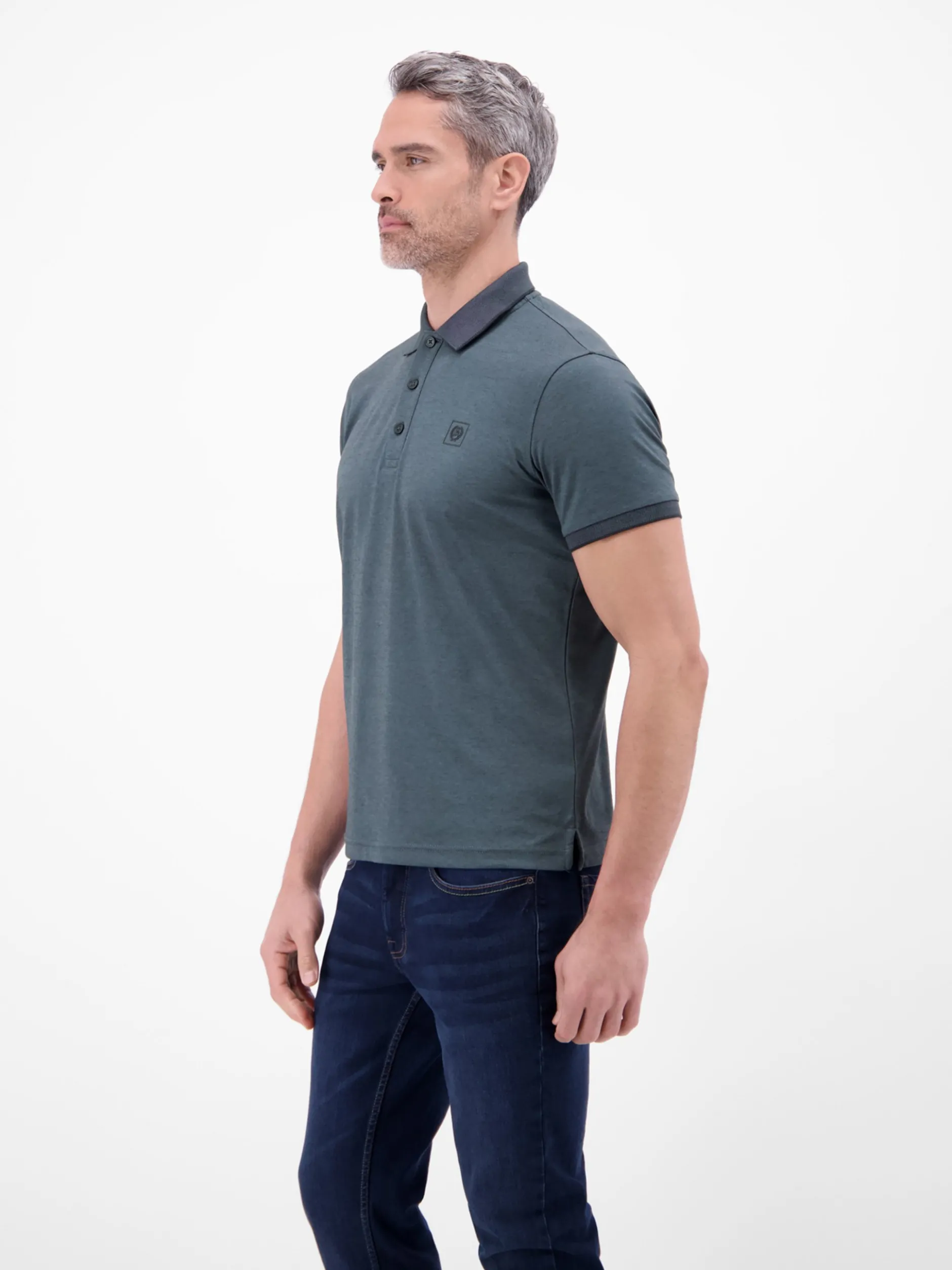 LERROS Herren Poloshirt in blau