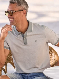 LERROS Herren Poloshirt in hellgrau