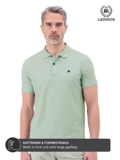LERROS Herren Poloshirt in lind