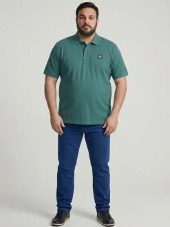 LERROS Herren Poloshirt in petrol