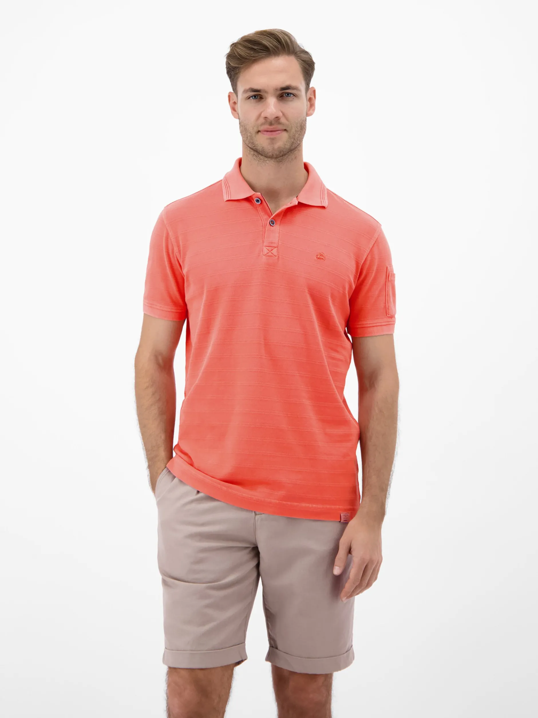 LERROS Herren Poloshirt in rot