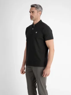 LERROS Herren Poloshirt in schwarz