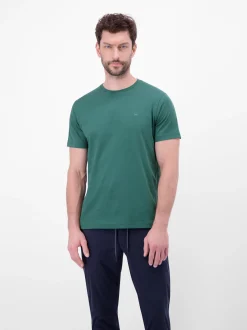 LERROS Herren Rundhalsshirt in grün