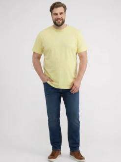 LERROS Herren Rundhalsshirt in gelb